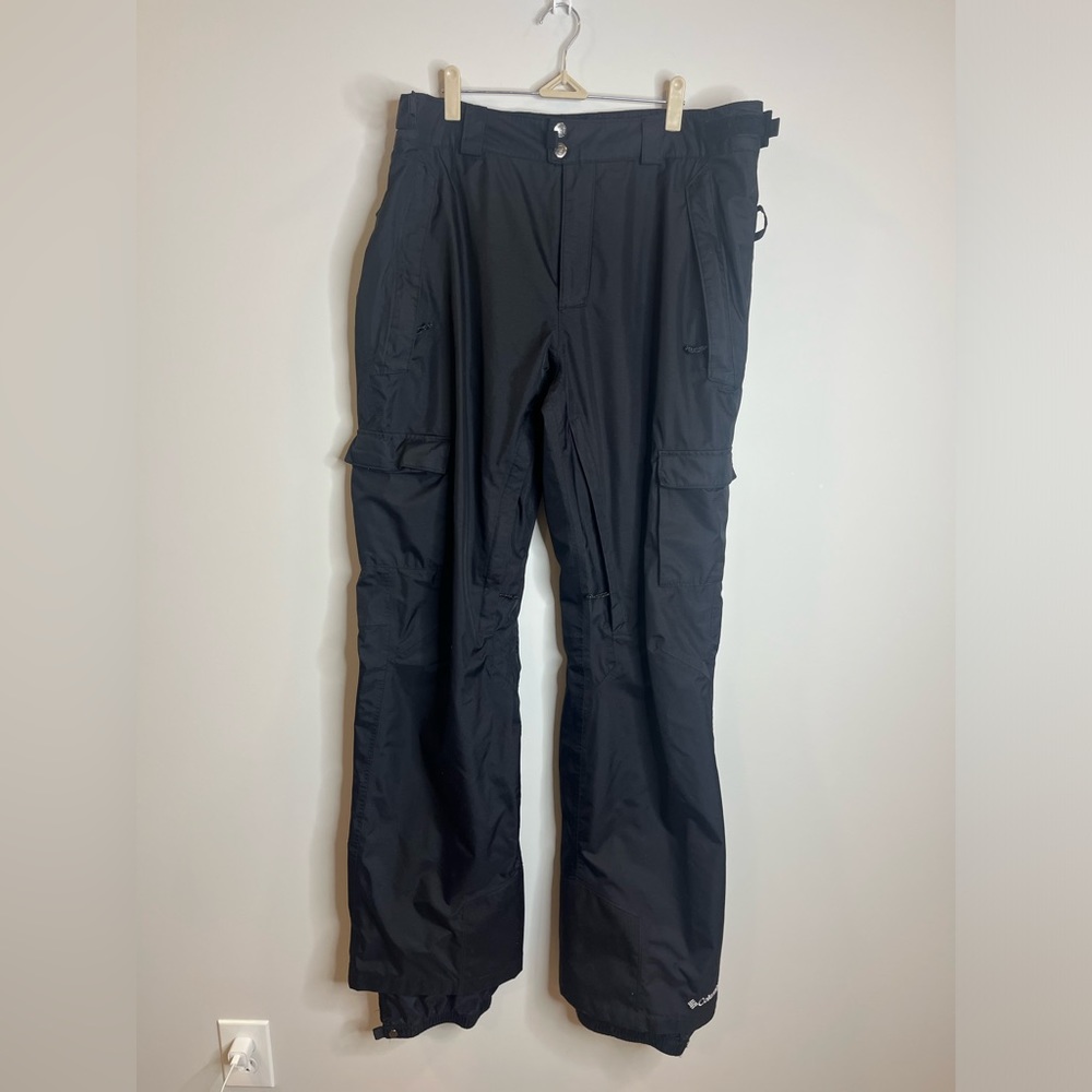 Columbia men’s black ski pants Omni-heat Omni-tech size XL tall